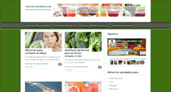 Desktop Screenshot of alimentos-saludables.com